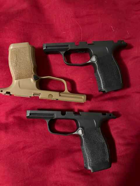 Sig P365 X or XL grip module with manual safety