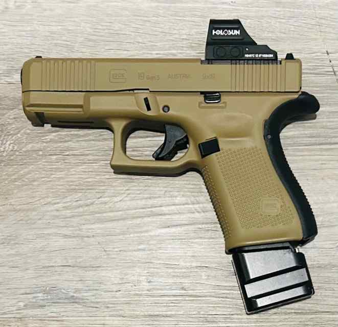 Glock 19 mod gen 5 FDE