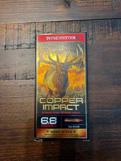 6.8 Winchester Copper Impact 