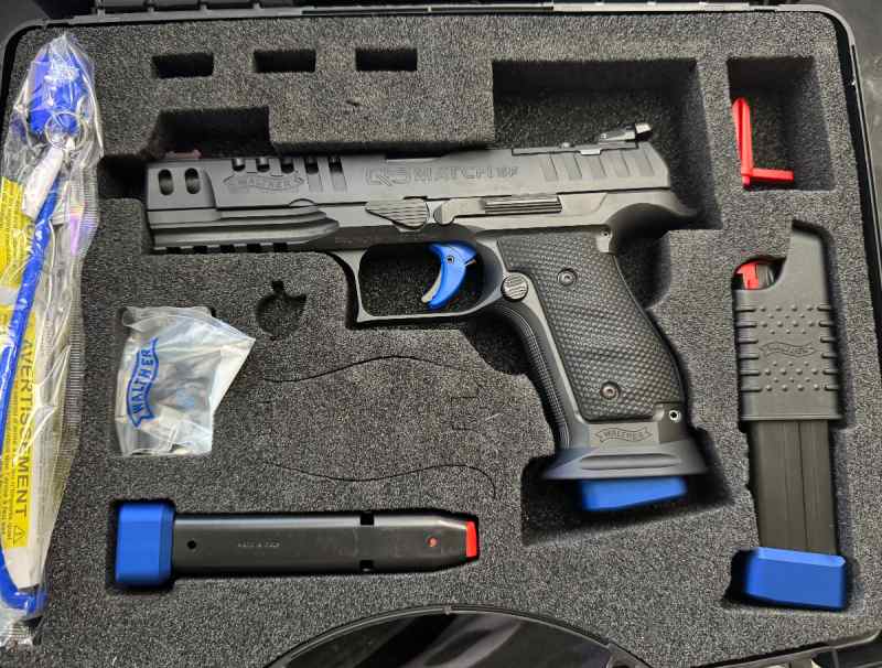 Walther PPQ Q5 Match pro SF steel frame