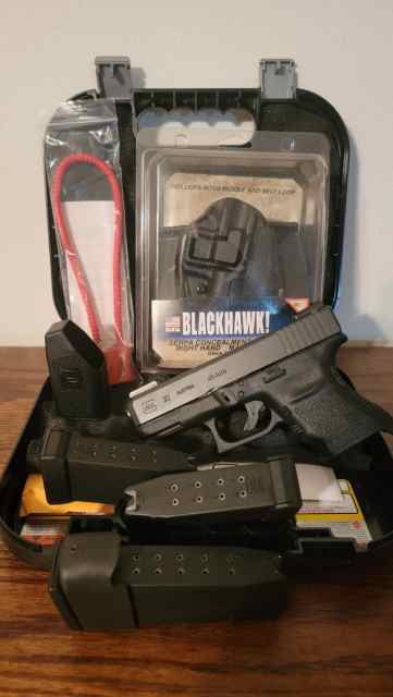 Glock 30SF with Blackhawk holster *pending*