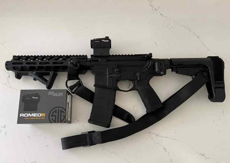 Folding AR / AR15 PDW - PSA 7.5&quot; Pistol 300BLK