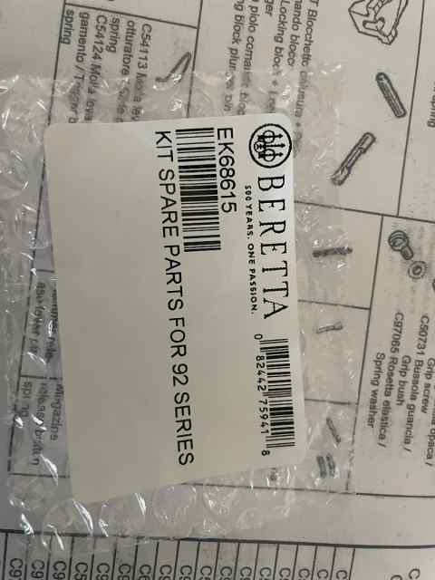 Beretta 92 Series Spare Parts Kit