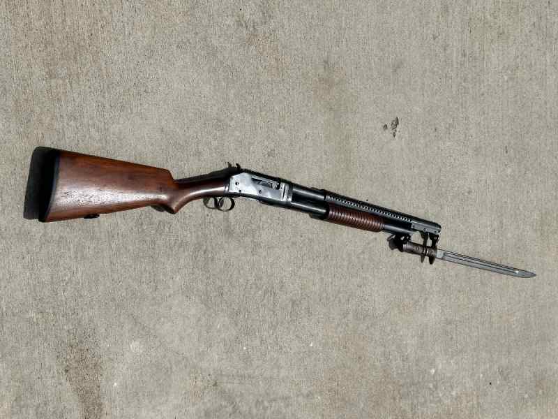 Winchester 1897 Trench Gun with bayonet