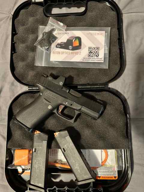 Glock 43x mos with Optic and upgrades