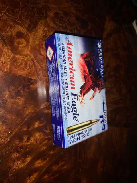 federal american eagle 55 gr .223 / 5.56