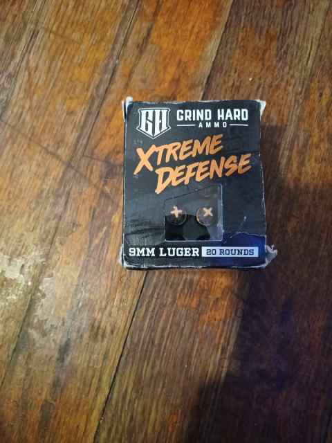 Xtreme Defense Grind hard 9mm luger 