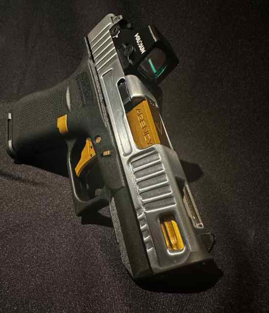 Custom Glock 43X MOS, w/Green or Red Dot Bundle