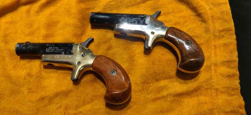 Single Shot 22 Short Derringer Pair