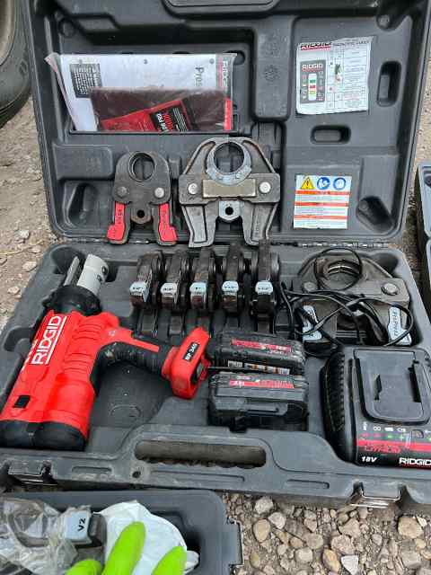 Ridgid rp340 press tool and accessories 