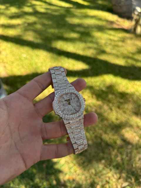 Lab diamond Patek Philippe watch 