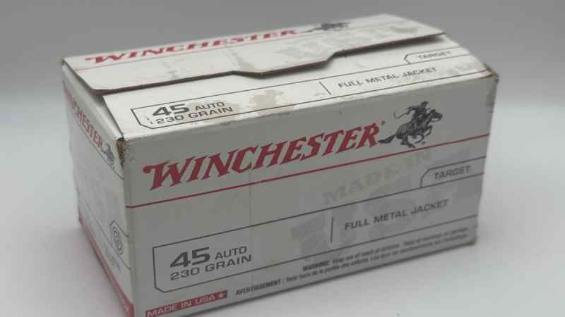 Winchester 45 Auto 230 grain FMJ