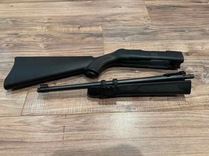 Ruger 10/22 TD Threaded Barrel, Stock &amp; Laser