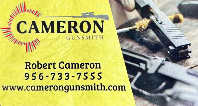 Wooden Bullet -- Cameron Gunsmith Decor 