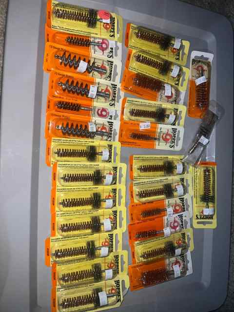 Lot of Hoppes chamber brushes