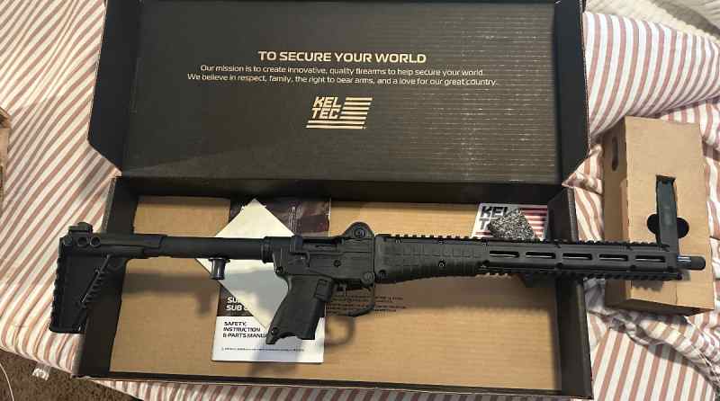 **NEW Kel Tec FOLDABLE Carbine SUB2000 9mm**