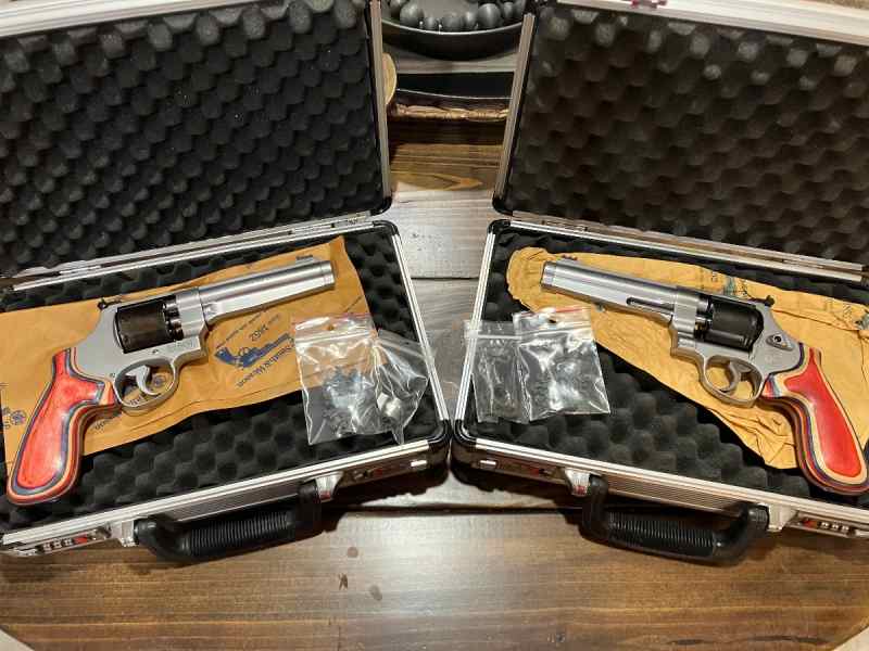 Pair of S&amp;W 627-4 in 38 Super built by Randy Lee