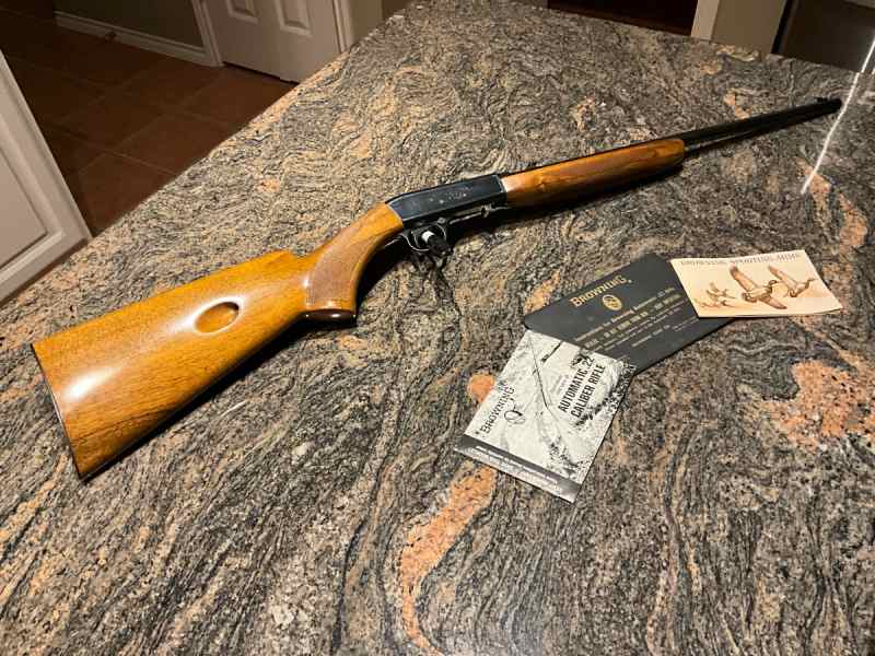 1969 Belgium Browning Automatic .22 Auto Rifle 