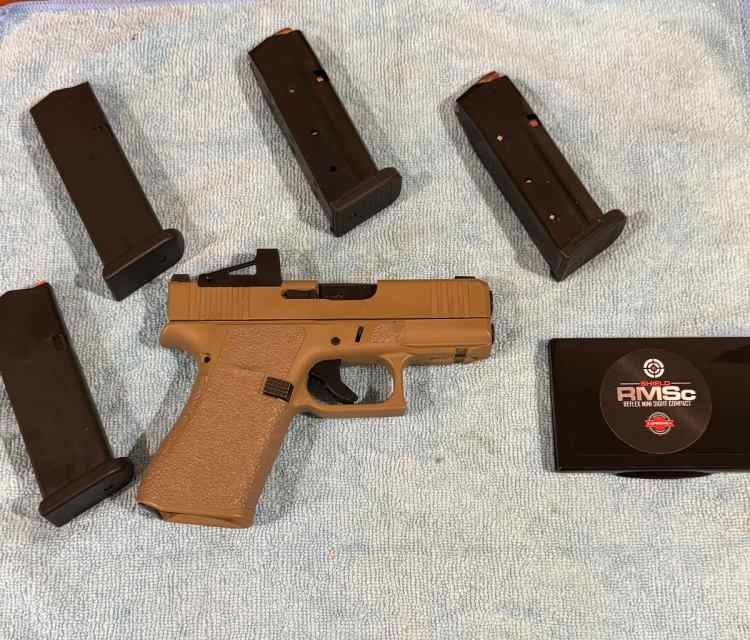 Glock 43X MOS FDE 