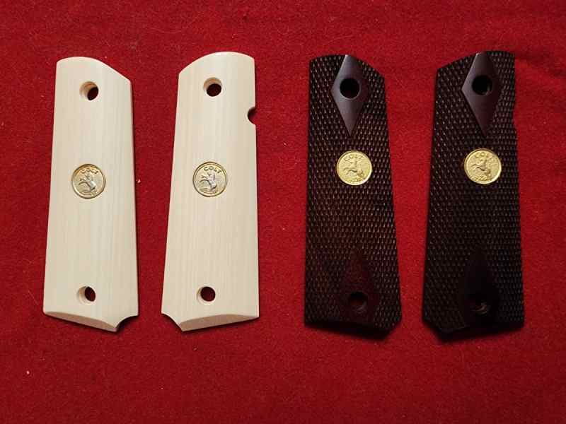 American Ivory&amp;Custom Shop Walnut Colt 1911 Grips