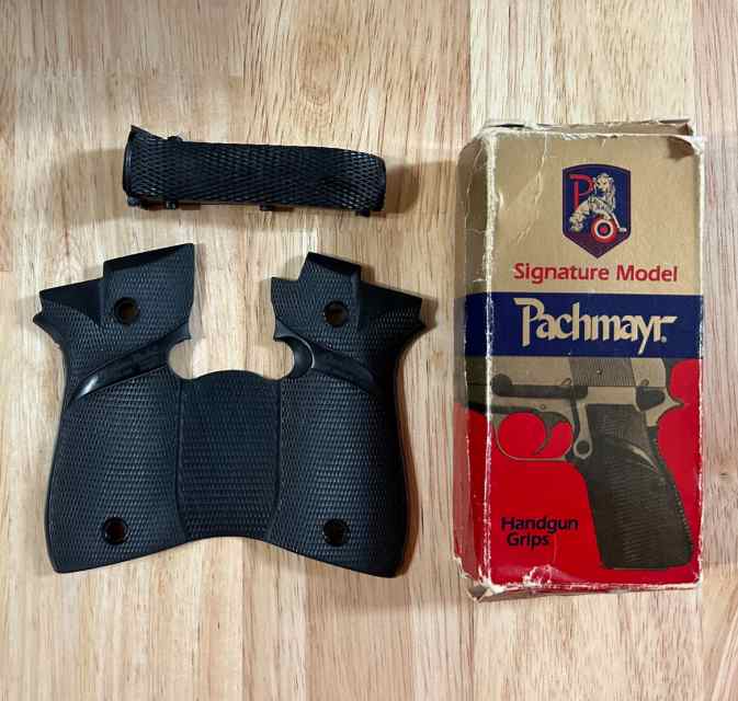 Pachmayr grips for a Browning BDA .380 ACP