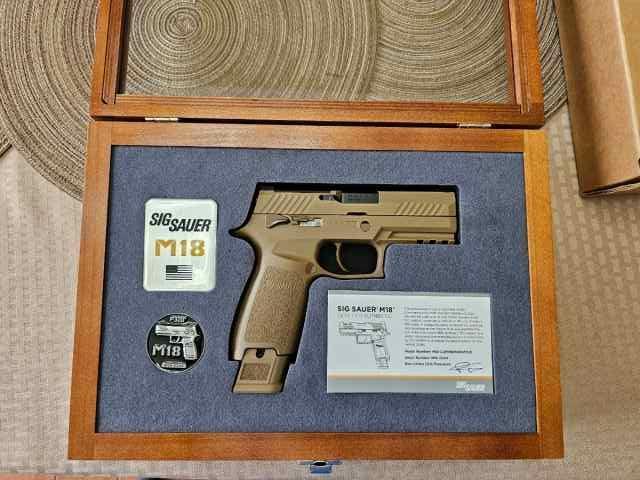 New Sig Sauer M18 Commemorative 