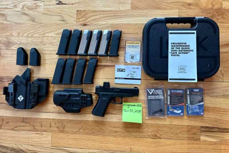 Glock 48, Holosun EPS Carry, 2 Holsters