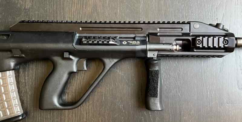 *Steyr*AUG-A3*CQC-5.56-Black-Bullpup!.